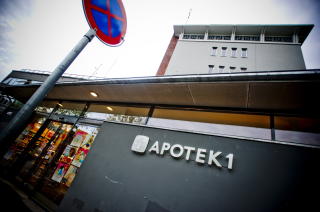 KJ�PTE BOMBESTOFF: P� dette apoteket ved legevakta i Oslo. Foto: Thomas Rasmus Skaug / Dagbladet