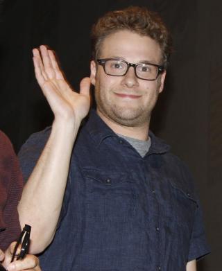 MED P� LAGET:  Skuespiller Seth Rogen. Foto: Scanpix