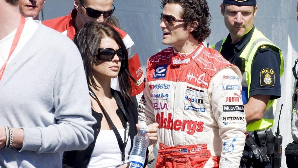 SAMMEN I G�TEBORG: Prins Carl Philip sammmen med sin utk�rede Sofia Hellqvist p� cityrace i G�teborg i �r. Foto: STELLA PICTURES