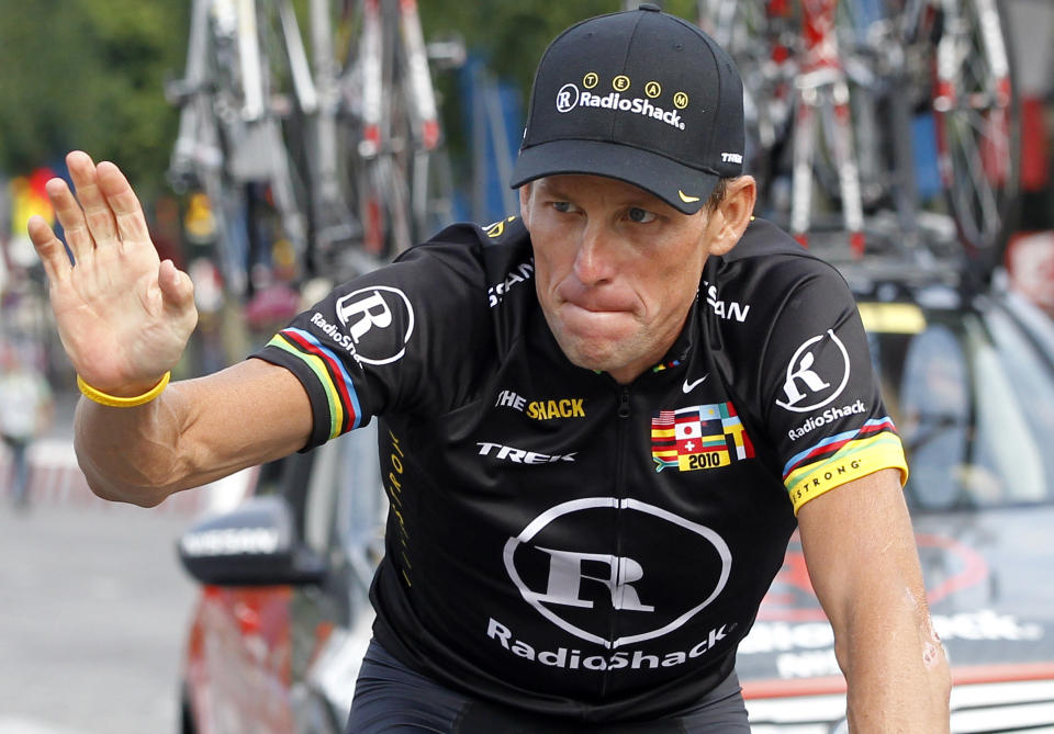 UNDER ETTERFORSKNING: F�derale etterforskere krever � f� utlevert saksdokumenter i forbindelse med en tidligere dopinggransking av Lance Armstrong. Foto: REUTERS/Francois Lenoir/Scanpix