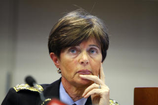 NEKTER: - Det er veldig strenge krav som stilles, og det skal ikke v�re mulig � manipulere dette uten � bli oppdaget, sier Politidirekt�r Ingelin Killengreen.
Foto: Knut Falch / SCANPIX