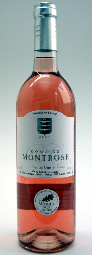FRANSK SEKSER: Domaine Montrose 2009, Languedoc-Roussillon, Frankrike.