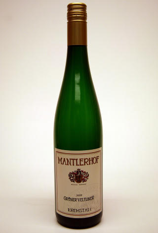 HVIT OG GOD: Mantlerhof Gr�ner Veltliner 2009, Kremstal, �sterrike.