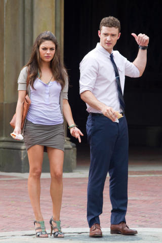 GODE VENNER: I filmen spiller Justin Timberlake mot Mila Kunis Foto: AP Photo/Charles Sykes