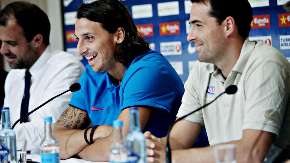 KILOENE RENNER AV: Zlatan Imbrahimovic rundet 105 kilo i sommer, n� er han nede i 98. S� er han ogs� 195 cm h�y. Foto: Torbj�rn Gr�nning/Dagbladet