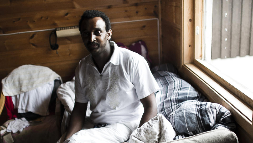 �DUBLINER�: Michael Habtu fra Eritrea sitter i dag p� asylmottak i Hurdal. Foto: H�kon Eikesdal/Dagbladet.
