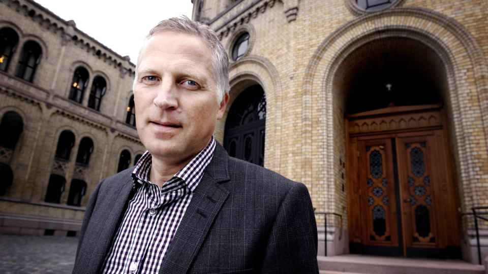 KORSBERG KRITISERER: Fremskrittspartiet vil avskaffe NRK-lisensen, men har likevel liten eller ingen sans for utspillet fra Arbeiderpartiets mediepolitiske talsmann K�re Simensen. Foto: John T. Pedersen/Dagbladet