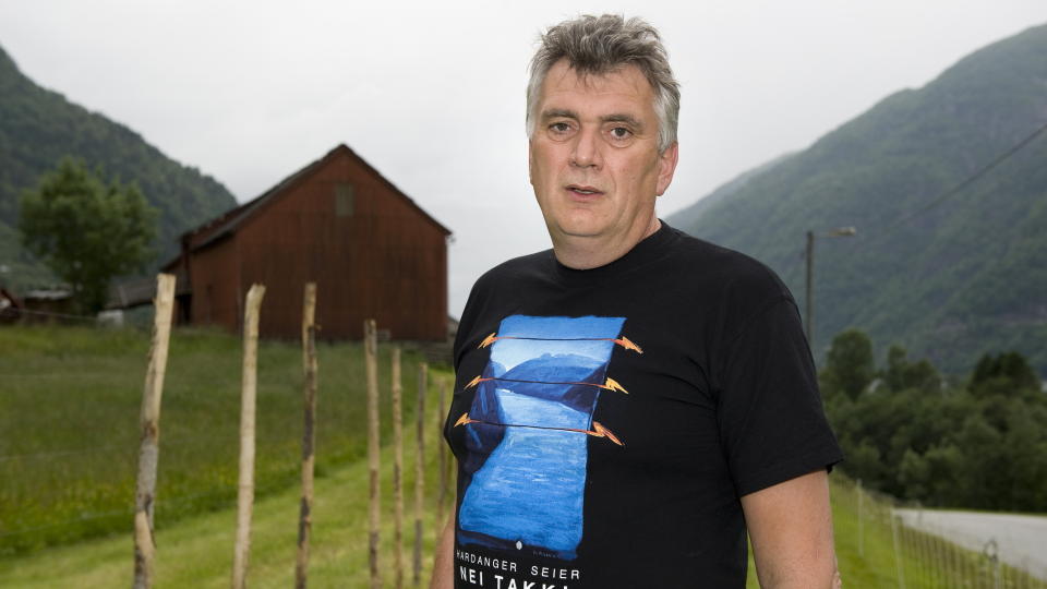 Mot monstermaster: Ordf�rer i Granvin Jan Ivar R�dland inviterer Stoltenberg til Hardanger. Foto: TOR ERIK H. MATHISEN