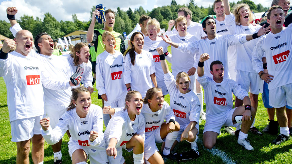 KLARE TIL KAMP: MOT-laget er klare til kamp. Foto: Thomas Rasmus Skaug