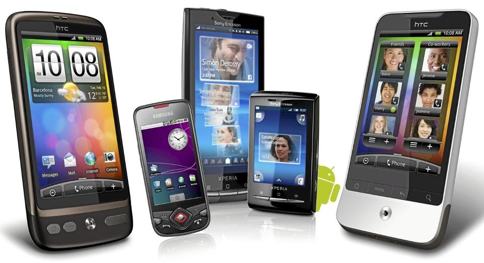 BEST: Vi har testet de beste Android-mobilene. Og mange av dem f�r terningkast seks. Foto: Produsent/HjemmePC