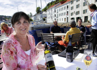 SJEFEN: Nina Hellstenius H�dneb�er  daglig leder Spisestedet Buene