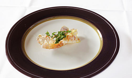 NORSK: Sitrongratinerte sj�kreps med det klingende latinske navn Nephrops norvegicus (Linnaeus, 1758).