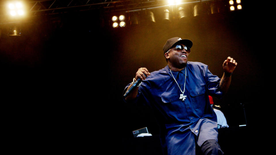 Stor gutt: Big Boi s� ut til � kose seg p� �yafestivalen. Foto: Eirik Helland Urke