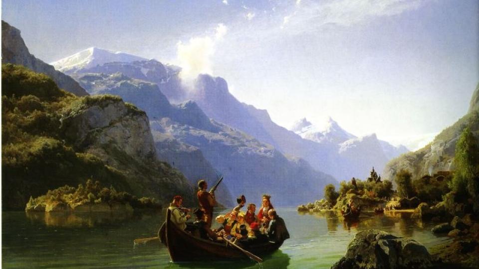 EMOSJONELT: Kraftledninger g�r p� kryss og tvers over det ganske land. Men dette er ingenting mot den nasjonale kraften Hardanger ble i besittelse av takket v�re Tidemand og Gudes maleri Brudeferden i Hardanger, skriver kronikkforfatteren.