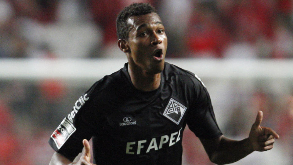 SJOKKSEIER: Laionel Ramalho scoret m�let mot Benfica som s�rget for superutbetaling for 12-eren p� s�ndagskupongen. Foto: REUTERS/Hugo Correia