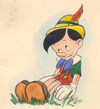 INGEN TR�DER HOLDER MEG: Pinocchio ble aldri noen stor fotballspiller. Foto: REUTERS