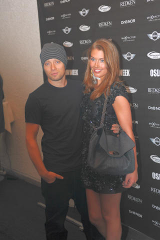 SUPERPARET: Tone Damli Aaberge og Aksel Hennie var fine sammen p� mote�pningen. Foto: STELLA PICTURES