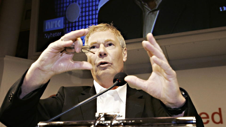 Oslo, 20070910. Kommune og fylkestingsvalg 2007. 
Valgvake for Oslo Arbeiderparti p� Folkets Hus. Rune  Gerhardsen p� talerstolen. 

Foto: Frank Karlsen / Dagbladet