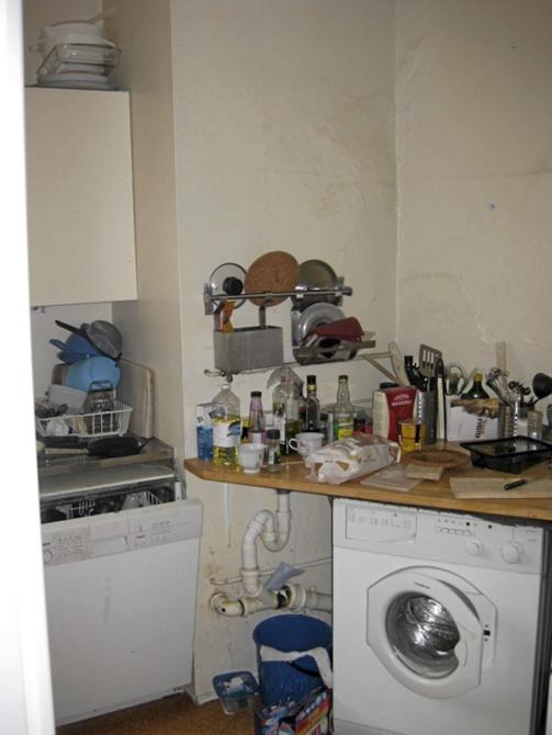 ROT:Slik s� det ut p� kj�kkenet f�r oppussingen. Foto: Privat