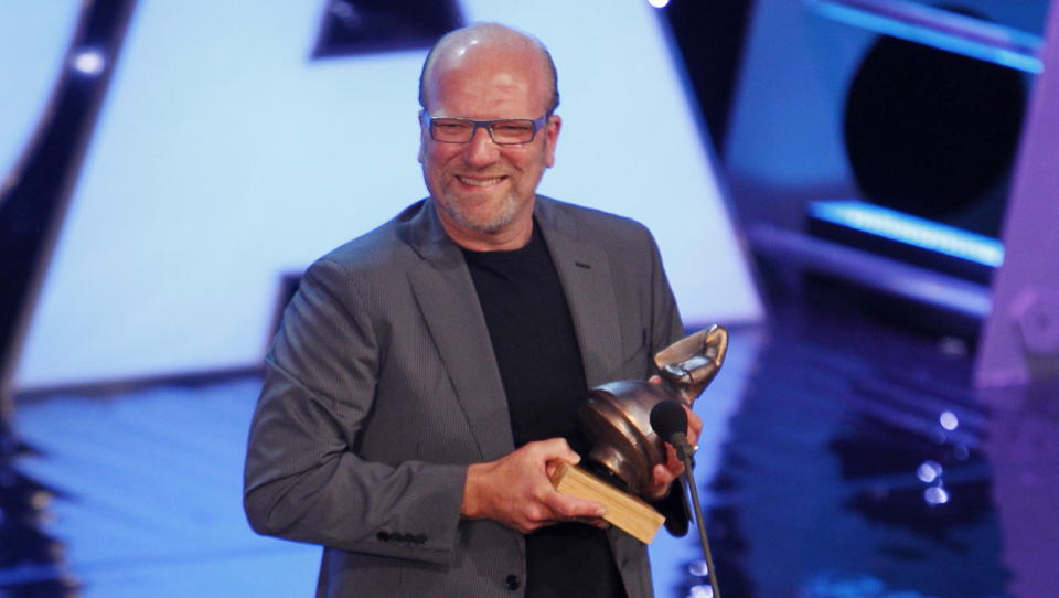PRISVINNER:Ingar Helge Gimle fikk Amandaprisen for beste mannlige birolle for filmen �En helt vanlig dag p� jobben�. Foto: H�kon Mosvold Larsen / Scanpix