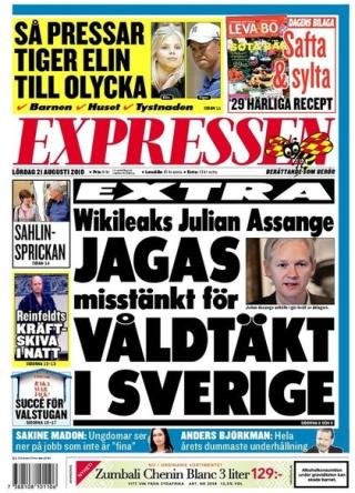 HOVEDOPPSLAG: Expressen i dag.