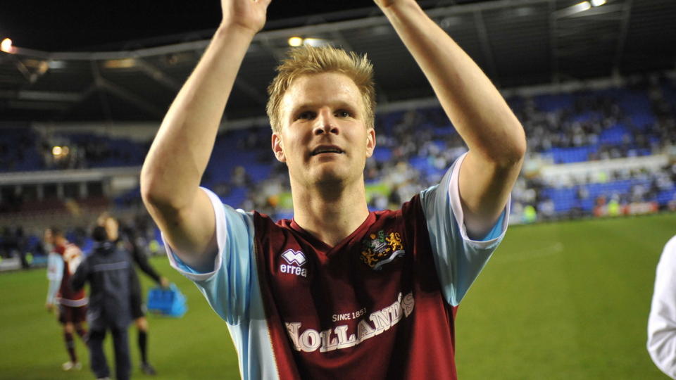 KOM FRA BURNLEY: Christian Kalvenes har ikke f�tt s� mye spilletid i Brann som han �nsket etter returen fra England. Foto: Andy Ford