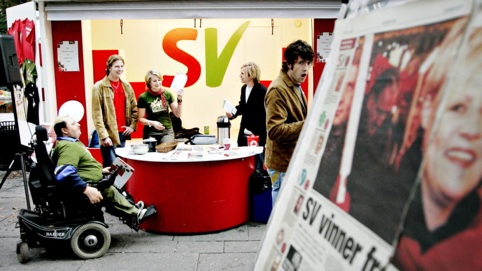VALGKAMP: Politikerne vil &mdash; og ofte lykkes de &mdash; i � bruke det spr�ket velgerne forst�r. D�t er ingen enkel kunst, skriver Kristian Meisingset.
Foto: Jon Terje Hellgren Hansen/Dagbladet