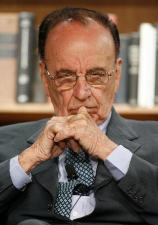 H�PER P� IPAD: Rupert Murdoch. Foto: SCANPIX