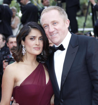 I CANNES: Her er familien Pinault p� premiere i filmbyen i mai. Foto:stella pictures.