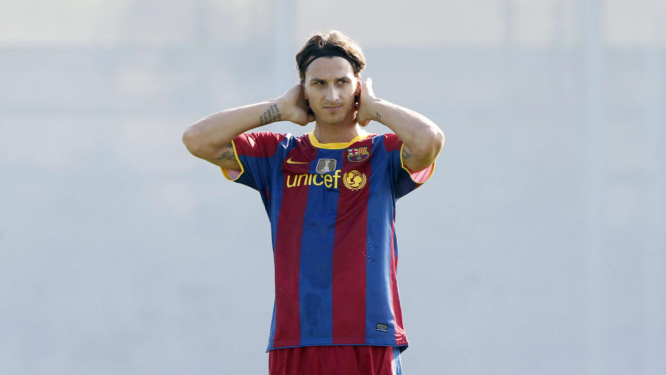 KOMMER HAN? Zlatan Ibrahimovic kan v�re p� vei tilbake til Italia, det tror Per-Jarle Heggelund kan bli avgj�rende.Foto: SCANPIX/REUTERS/Albert Gea