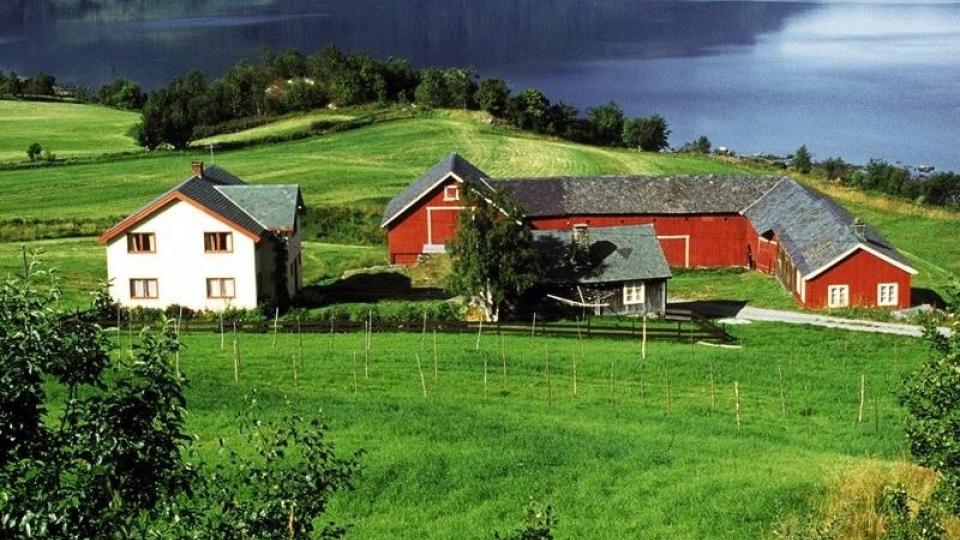 BONDELANDSKAPET: B�ndene pleier sine private landskap til v�rt felles landskap som eit kollektivt gode, skriv Andreas Hompland. Foto: Erik Thorberg/Scanpix.