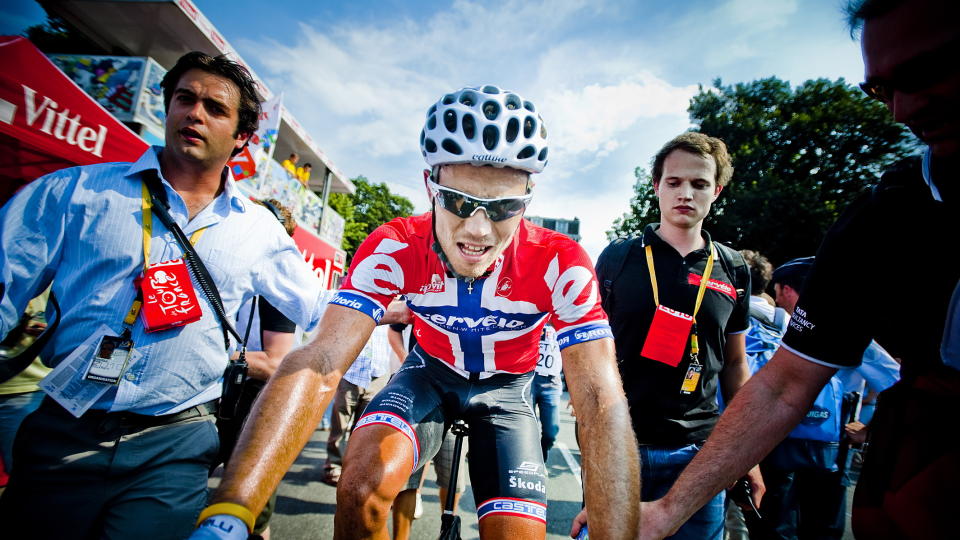 - I FORHANDLINGER MED GARMIN: Thor Hushovd har opparbeidet seg et godt navn i sykkelverden, og skal allerede v�re i samtaler med en potensiell ny arbeidsgiver.  Foto: Thomas Rasmus Skaug / Dagbladet