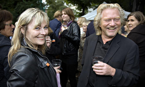 SMIL OG LATTER: Morten Krogvold og Tove Nilsen har funnet tonen.