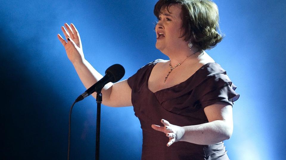 LYKKELIG: - � synge for paven er noe jeg alltid har dr�mt om, sier katolske Susan Boyle til CNN. 16. september g�r dr�mmen i oppfyllelse. EPA/CASPER CHRISTOFFERSEN