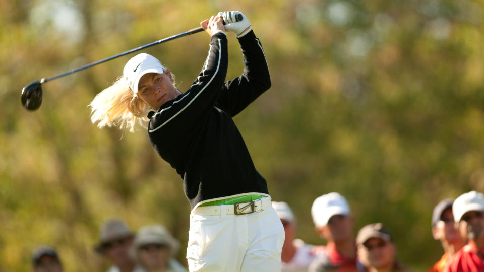 SPILLER GODT:  Suzann Pettersen er forn�yd etter to dager i Canada, der hun fors�ker � forsvare fjor�rets seier.Foto: SCANPIX/Darren Carroll/Getty Images/AFP