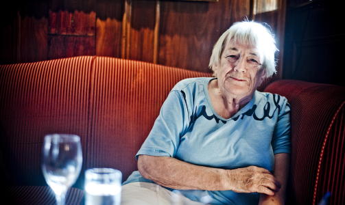 EVNETAP: Margit Sandemo sier hun har mistet evnen til � se gjenferd, nisser, underjordiske vesener og en blond skyts�nd som hun kaller hjelperen sin. Foto: Thomas Rasmus Skaug/Dagbladet