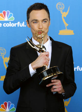 �RETS MORSOMSTE MANN: Jim Parsons vant prisen for beste mannlige hovedrolle i en komiserie i �The Big Bang Theory�. Foto: SCANPIX