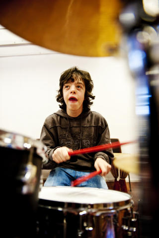 DDE OGS� EN FAVORITT: Johan Andersen vet hva han liker n�r det kommer til musikk. Foto: �ISTEN MONSEN
