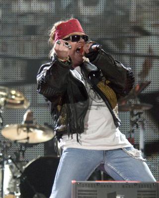 VILLROSE: Guns N'Roses frontfigur har ikke lsuttet � overraske. Foto: AP Photo/Steve McEnroe