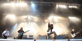 �HEAVYJOIKBAND�: Gruppa Intrigue drar til Ibiza i morgen. Foto: Freddy L. Larsen/scarecrow-photo.com