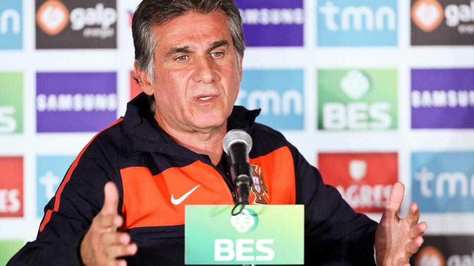 LANG UTESTENGELSE: Det har allerede v�rt kjent at Portugal kommer til Ullevaal uten landslagssjef Carlos Queiroz til uka. N� har han blitt utestengt i seks m�neder for � ha nektet dopingkontroll�rer � utf�re tester av spillerne rett f�r VM.  Foto: Estela Silva, EPA/Scanpix