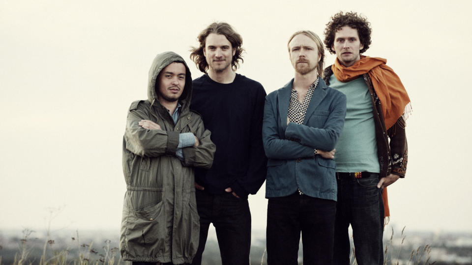 DUNGEN: Fra venstre Johan Holmegard, Gustav Ejstes, Reine Fiske og Mattias Gustafsson. Foto: Subliminal Sounds/Indie Distr.