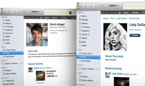 GAGA: Nye iTunes 10 lar deg bli �venn� med Lady GaGa og se hva slags musikk hun h�rer p�. Er det for sent og for lite fra Apple p� den sosiale musikkfronten?