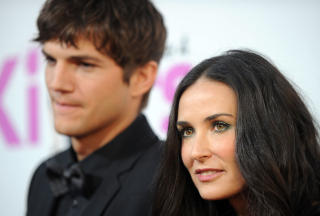 HOLLYWOOD-PAR: Ashton Kutcher og Demi Moore. Foto: SCANPIX