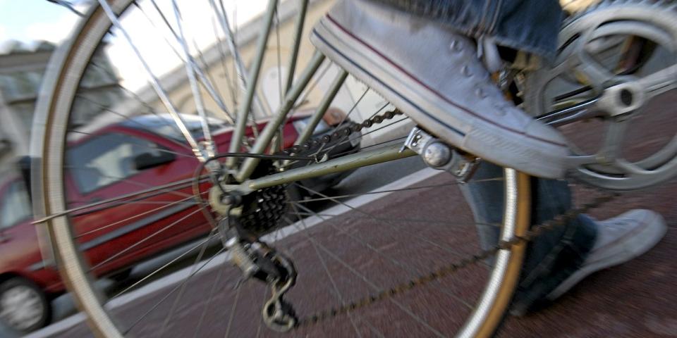 FARLIGE KRYSS: N�r halvparten av alle ulykker med sykkel i trafikk, skjedde i kryss. Illustrasjonsfoto: Colourbox.no