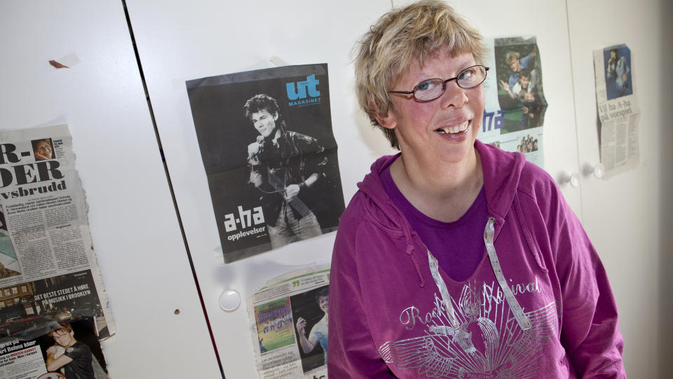 FORN�YD: Laila Lund (35) f�r likevel en gratis ledsagerbillett til a-ha-konserten p� Lerkendal Stadion. Foto: Ole Morten Melg�rd.