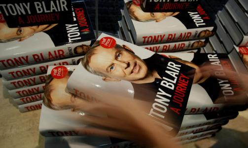 OMSTRIDT BOK Tony Blair ga ut selvbiografien �A Journey� denne uken. Foto: Luke MacGregor / SCANPIX