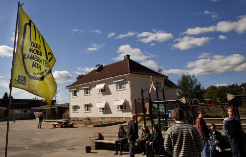 SKRINT OPPM�TE: Rundt 65 delegater var p� plass l�rdag morgen. Snart etter ble Dagbladet kastet ut av landsm�tet og har ikke kunnet dekke det fra landsm�tesalen. Foto: Sigurd Fandango/Dagbladet