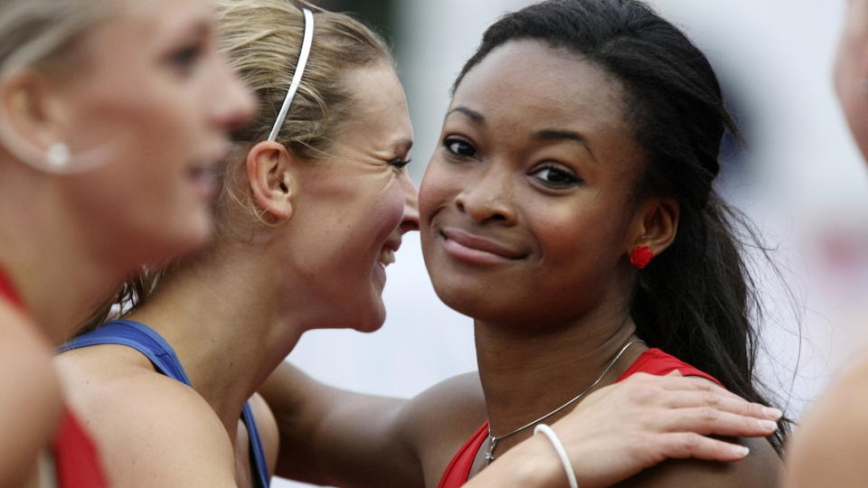 P� 5.-PLASS: Ezinne Okparaebo havnet p� 5.-plass p� 100 meteren under kontinentalcupen i friidrett, og sikret dermed Europa fire poeng.Foto: Alf Ove Hansen / Scanpix .