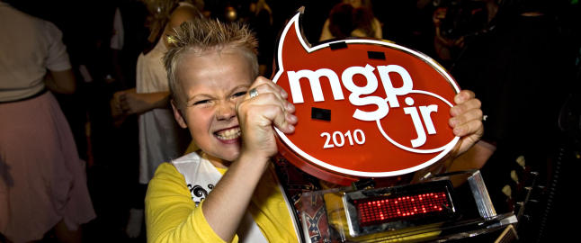 10 år og MGP junior-vinner
